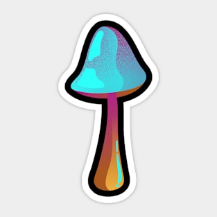 Trippy Mushroom Sticker